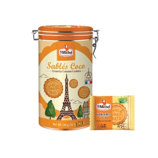 banh quy bo st michel sables coca 144g