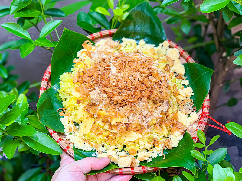 Xôi đậu xanh mềm mịn, thơm ngon