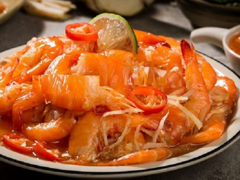 Tôm chua đậm đà, kích thích vị giác